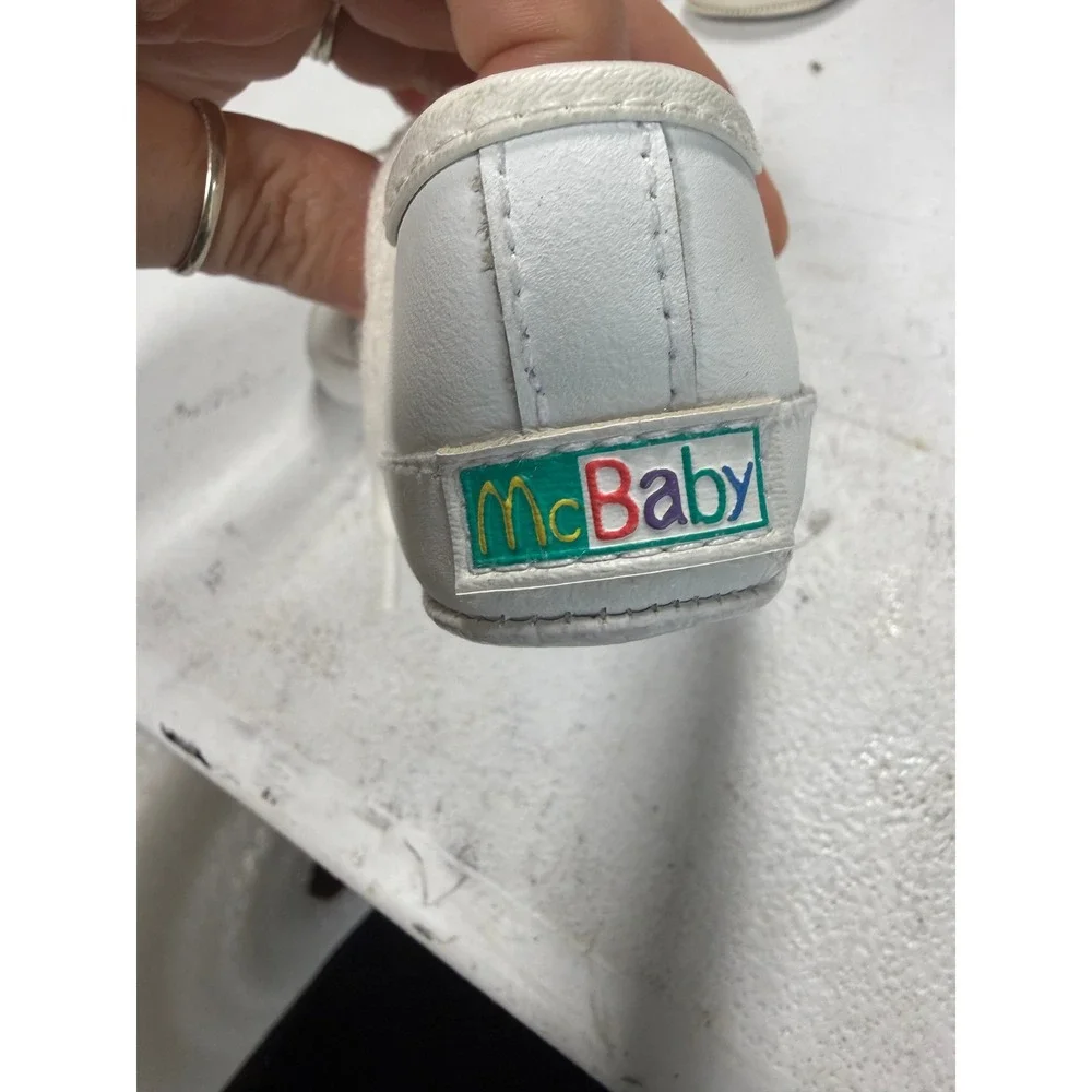 Vintage Baby Shoe Lot 4 Pairs McBaby Goldbug Baby Deer Sneakers Mary Janes 0-2